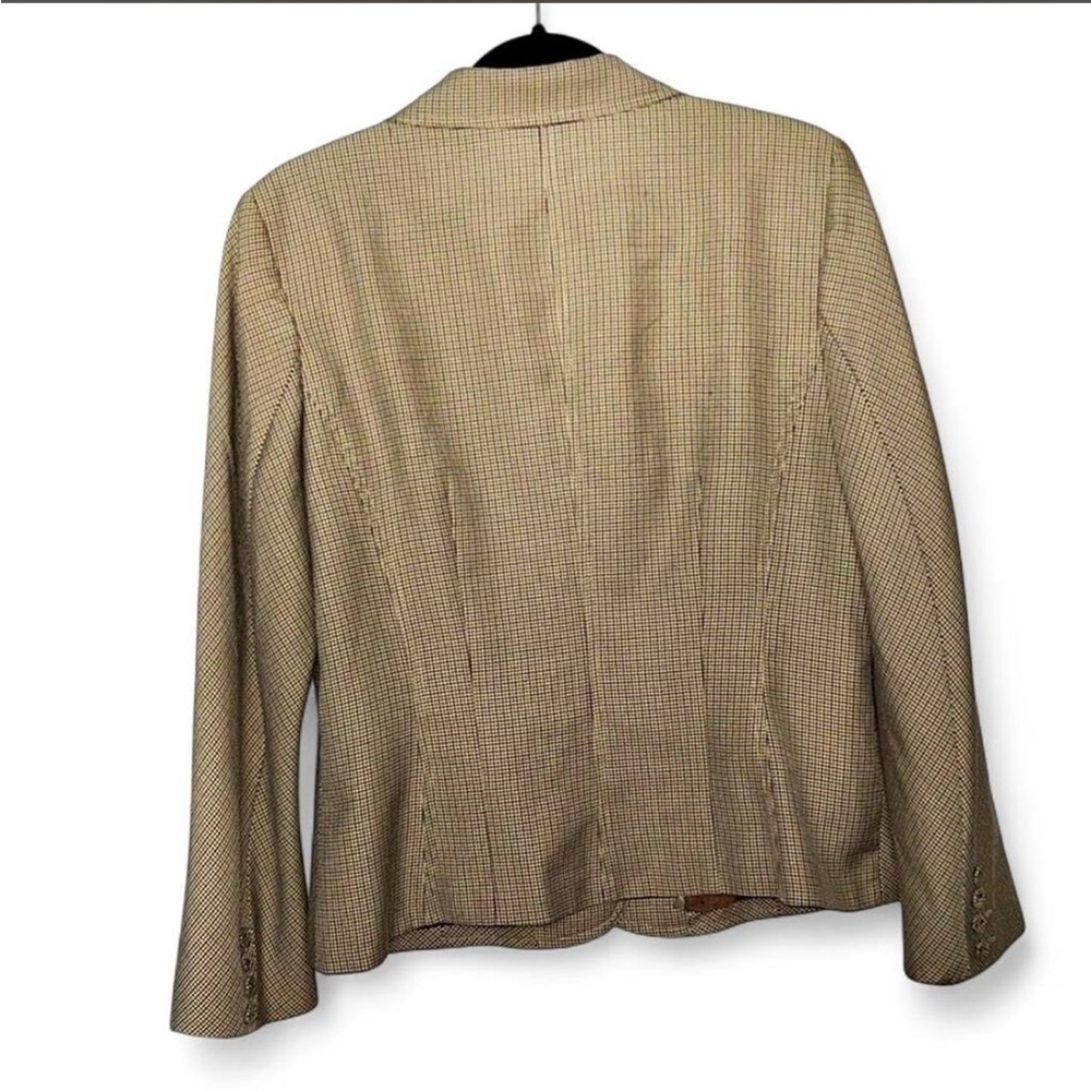 Tailored Tan Preppy Vintage Y2K Blazer - Picture 4 of 7